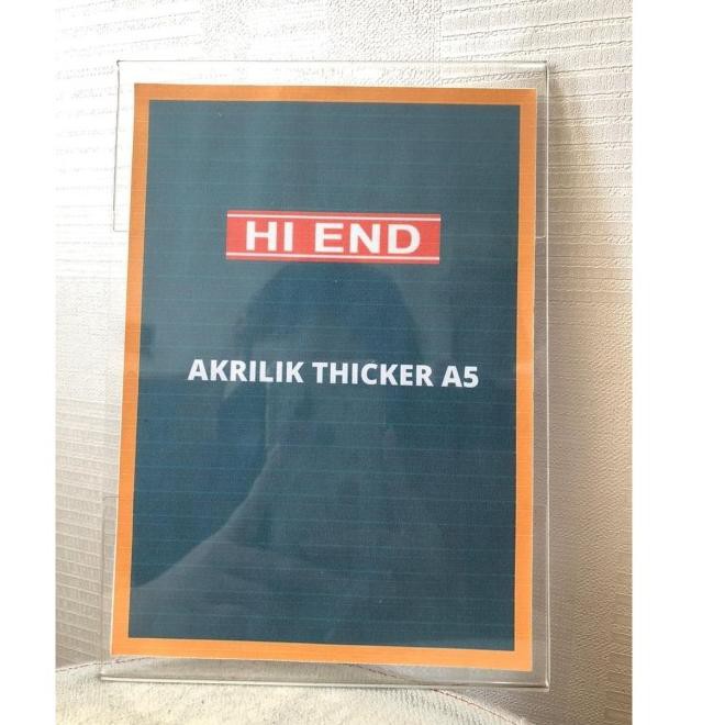 

☃ akrilik wall / acrylik / thicker/akrilik dinding brosur A5 portrait ➯