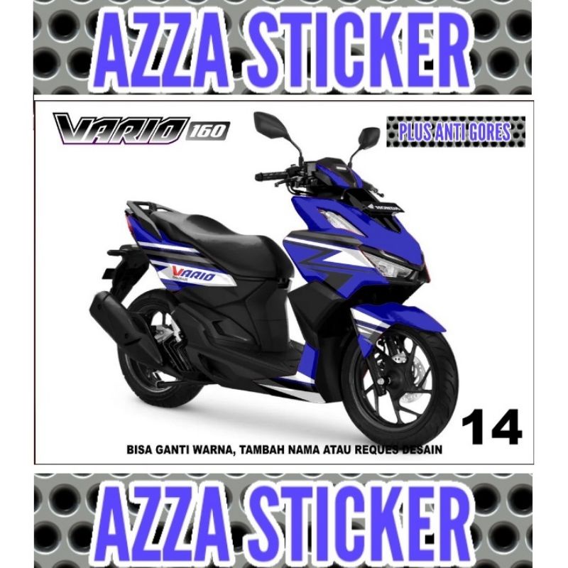 Stiker Dekal Vario 160  Decal Motor Vario 160 Full body Sticker Decal Motor Vario 160 Dekal Motor Va