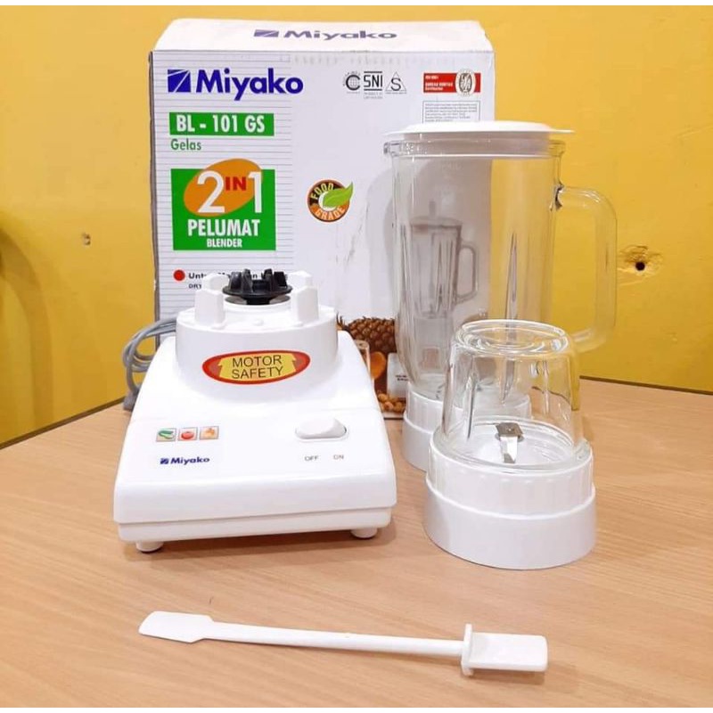 miyako BL 101 GS / blender 2in1 gelas kaca