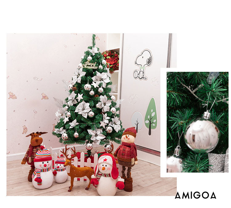 Ornamen Bola Ukuran 4cm Untuk Dekorasi Pohon Natal Shopee Indonesia