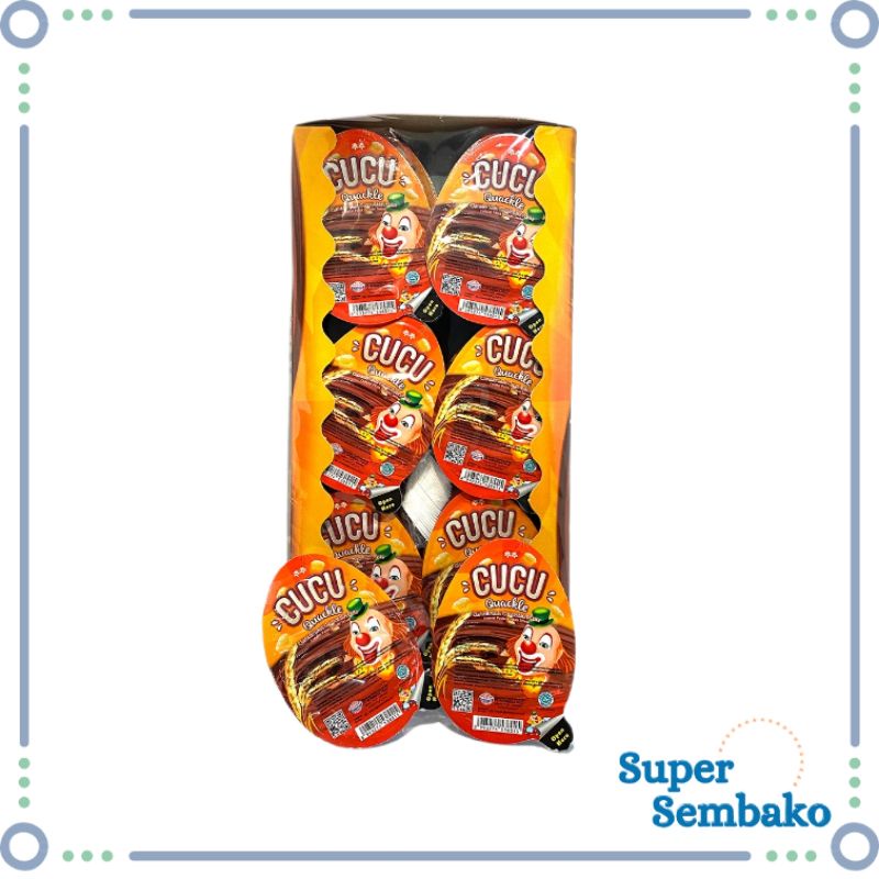 SNACK COKELAT PASTA CUCU QUACKLE KINDERJOY NYAM NYAM 360gr ISI 24 PCS