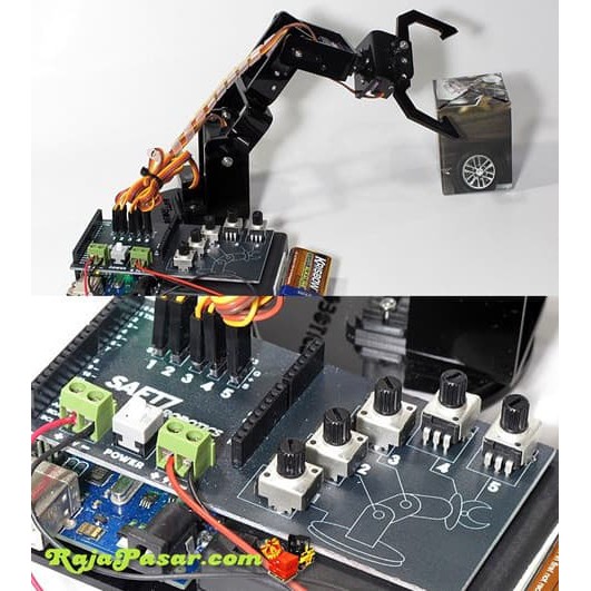 ROBOT... SAFT7ROBOTICS ROBOT ARM  Robot Edukasi  KIT