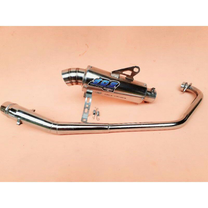 Knalpot Racing DOS Satria fu 150 karbu new / jupiter mx old / jupiter mx new / jupiter mx 135 / knal