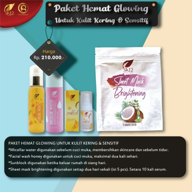 PAKET HEMAT GLOWING!!! PAKET HEMAT GLOWING UNTUK JENIS KULIT BERMINYAK/PAKET PENCERAH WAJAH / Paket perawatan wajah original / premium / berkualitas / termurah / terbaik / bagus / bpom / saudagarsr12