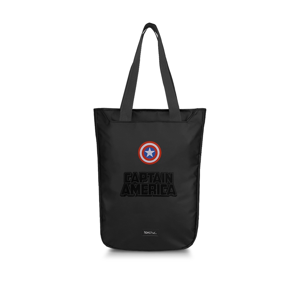 TORCH Depok Captain America 2 - Office Tote Bag - Captain Shield Daegok Black