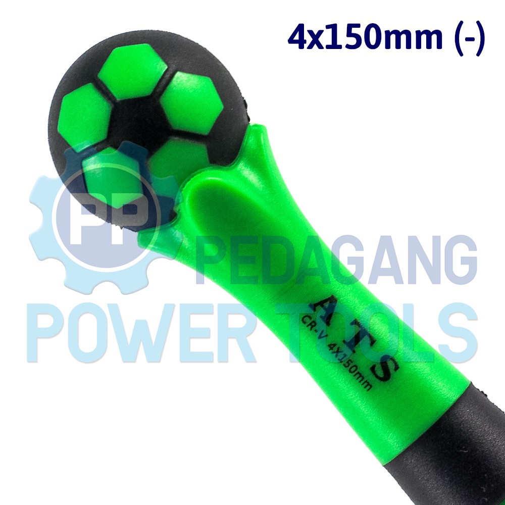 ATS OBENG BOLA 6 INCH MINUS 4 MM GAGANG PLASTIK MIN RADIO SCREWDRIVER