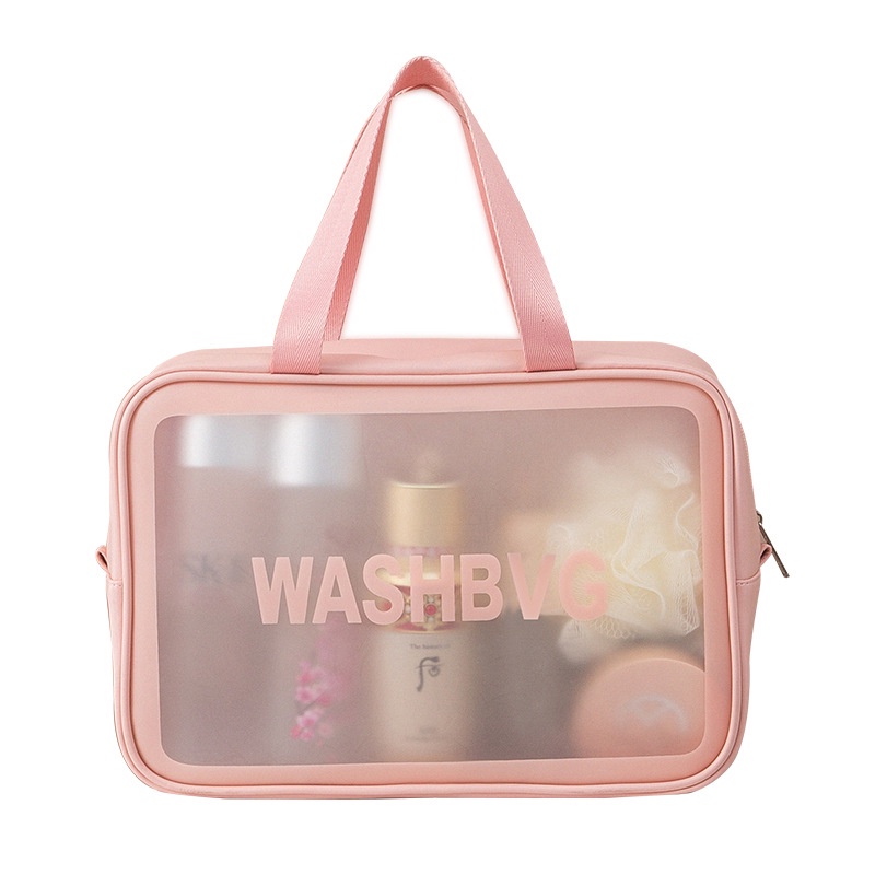 MAGFEY Tempat Alat Tas Make Up Pouch Kosmetik Lucu Tas Kosmetik Organizer Travel Pouch Tas Cuci Transparan Perjalanan Po