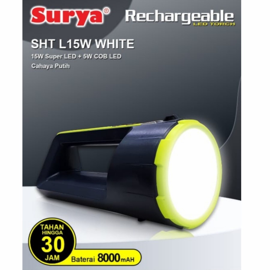 Senter Emergency SURYA SHT L15W White