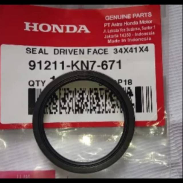 Jual seal driven face 34 X 41 X 4 seal puli poly pulley vario 110 karbu
