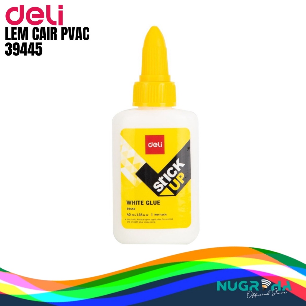 

LEM CAIR PUTIH PVAC 40 ML DELI 39445