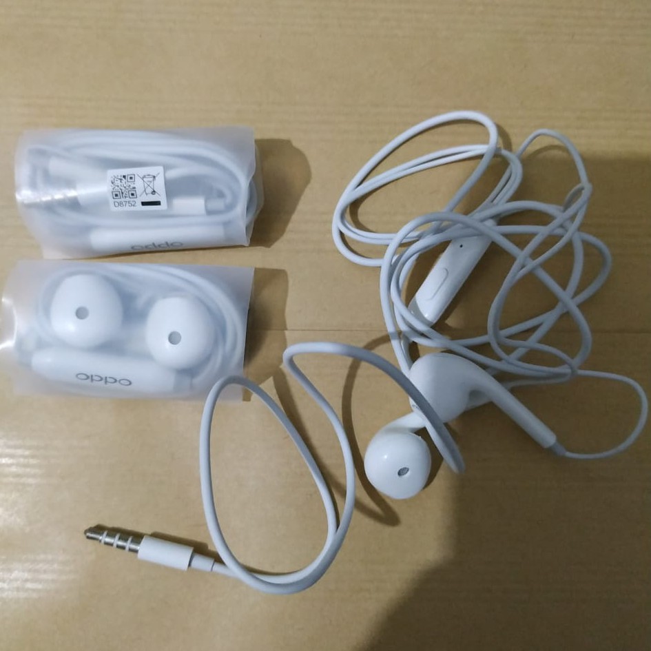 Headset / Handfree Original Oppo F7 F9 F11 Copotan Headset Earphone [QTOP.ID]