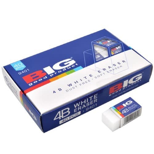 

PENGHAPUS / ERASER B-40 9401 WHITE BIG / PCS