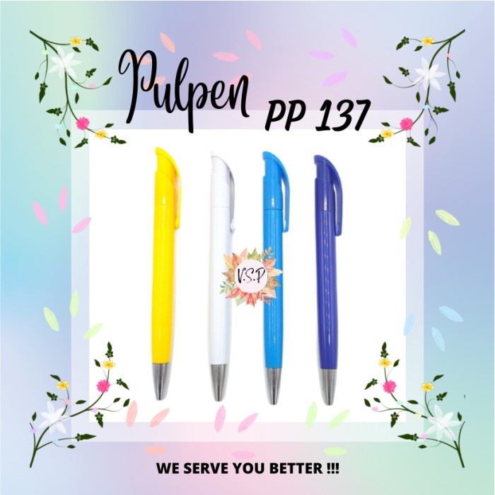 

Pulpen Plastik PP 137 / Souvenir Wedding Seminar kit Murah