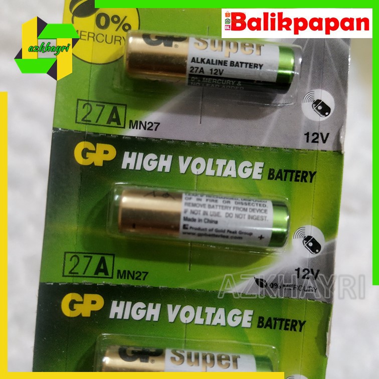 Batre Baterai Battery Alkaline GP 27A A27 27 A MN27 MN 27 12v 12 volt