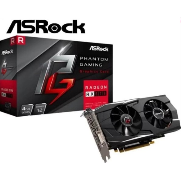 VGA AMD Radeon RX 570 4GB 256Bit ASRock Phantom Gaming