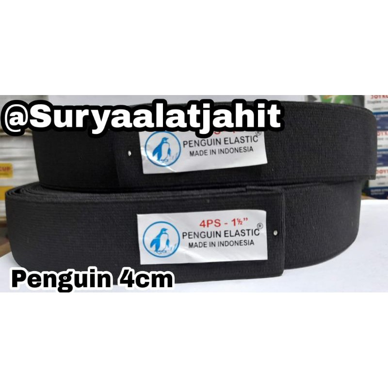 Karet Penguin 11/2in/4cm (4PS) Hitam @36Y Bagus =rp.98.750/1pcs