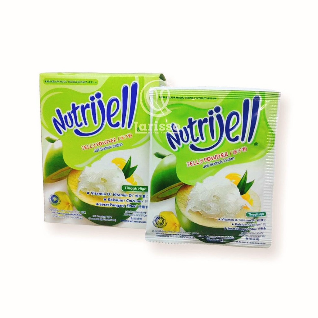 

NUTRIJELL JELLY POWDER JELI SERBUK INSTAN 15GR KELAPA MUDA