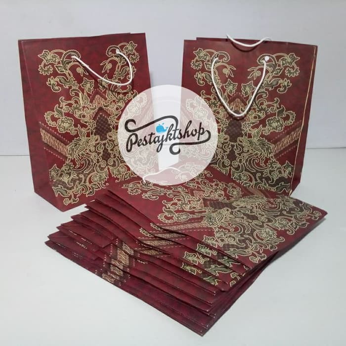 

Paper Bag Batik perpack (M) 25x20 PJKT