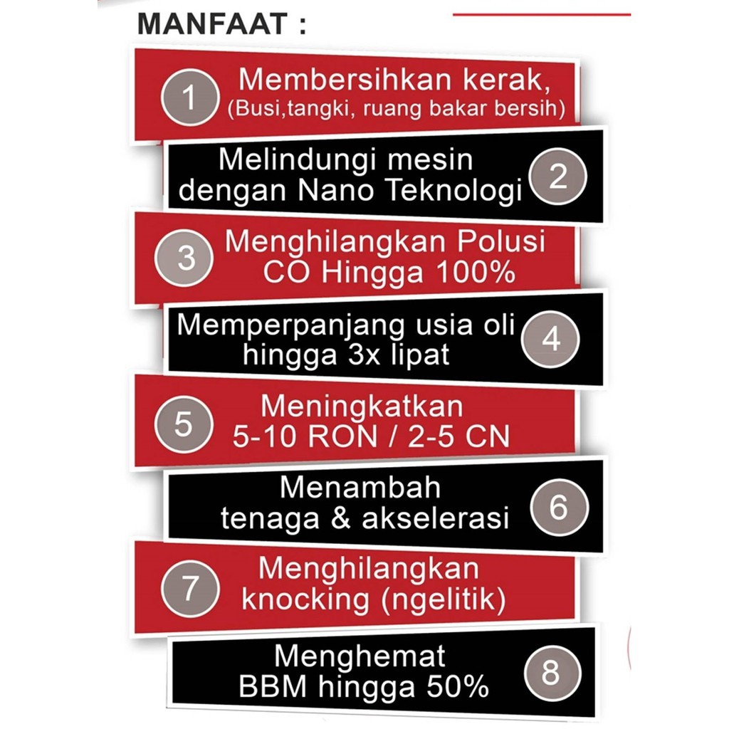 PRODUK ORIGINAL PT.BEST  ECO RACING MOBIL 1 TABLET / SACHET