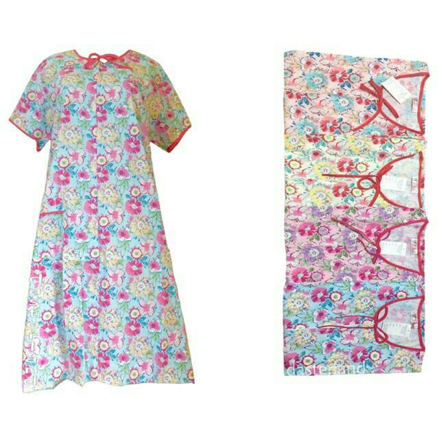 Pretty GIRL - Daster Resleting Kajep Katun Jepang lokal