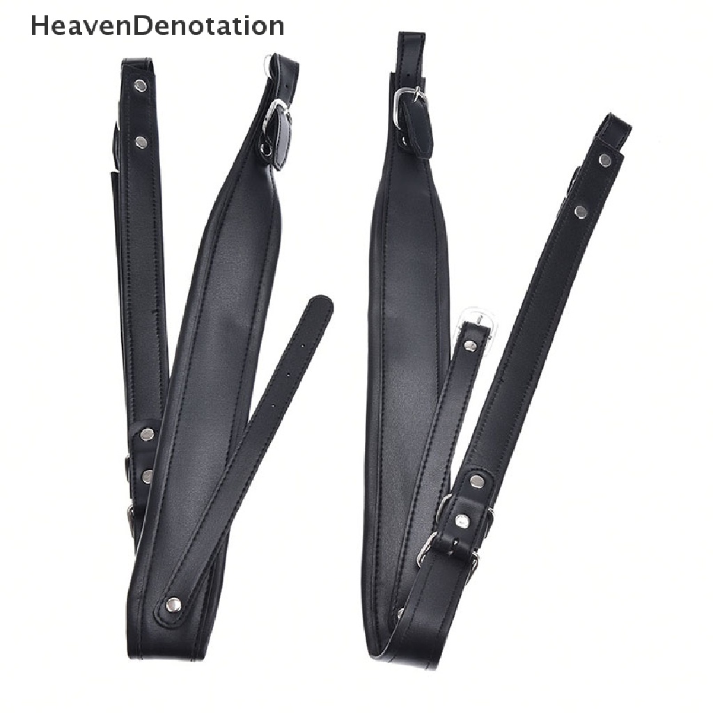 (Heavendenotation) Strap Bahu Adjustable Bahan Kulit Pu Untuk Akordeon Bass 96-120