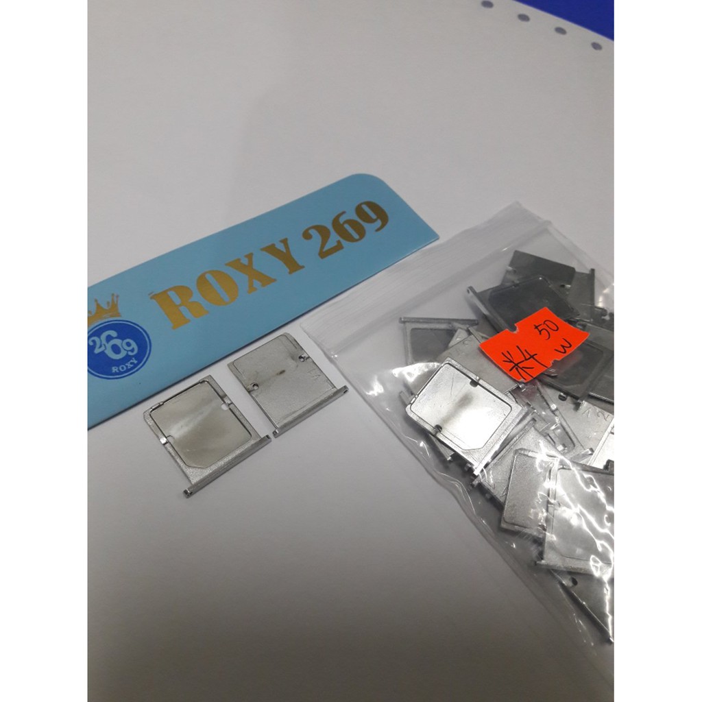 Simtray Sim Tray Mi4 SILVER   SLOT SIM CARD KARTU SIM HP   RUMAH KARTU   TEMPAT KARTU ANDROID   SIM