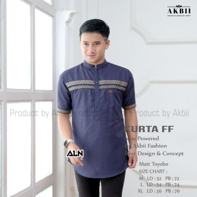 Kurta FF New Produk Lengan pendek Terbaru Dan Terlaris