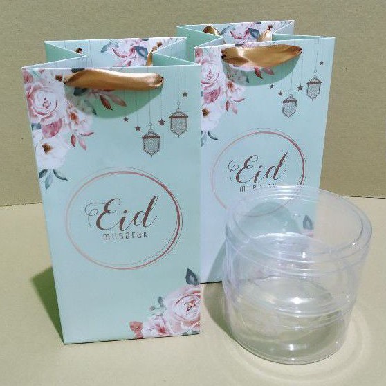 

paperbag lebaran untuk toples bulat