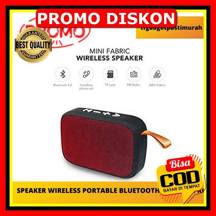 Speaker Bluetooth Music 5 Bro Radio Wireless Speaker Speaker Blue CO402 [Promo] Speaker Bluetooth G2