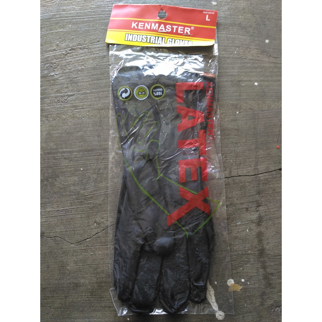 Sarung Tangan Karet Latex Industrial Glove Kenmaster