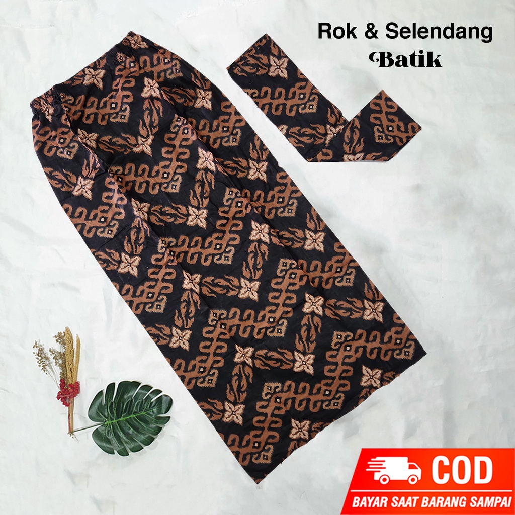 BISA COD -  PROMOO Rok Batik Model Span Allsize Bawahan Rok Batik Modern Termurah  Rok Slendang batik kondangan kekinian