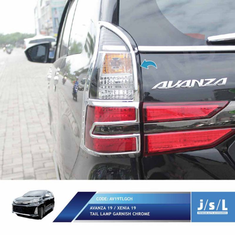 PAKET Outer Handle Garnis Depan Belakang Veloz 2019 Chrome