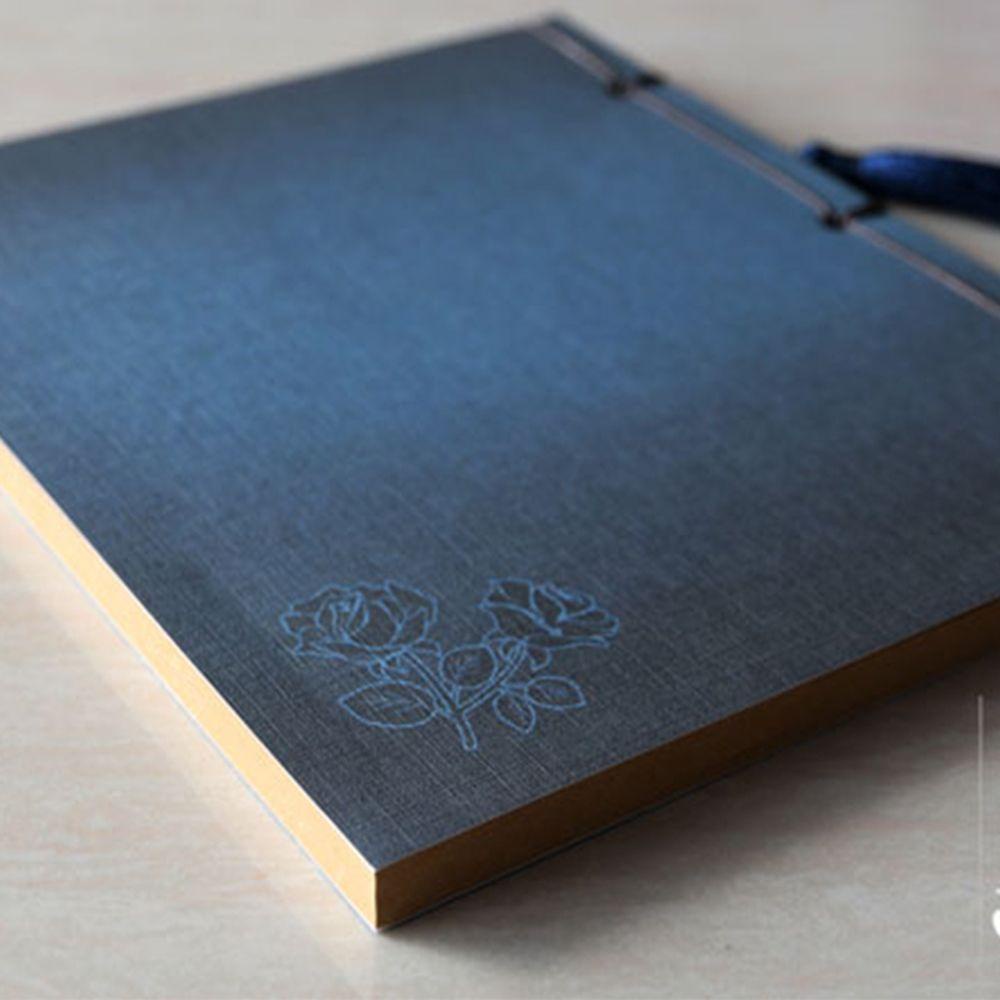 [Elegan] Notebook Kreatif Kuno Vintage Benang-Terikat Buku Sekolah Rumbai Diary Gaya Cina Sketsa Kosong