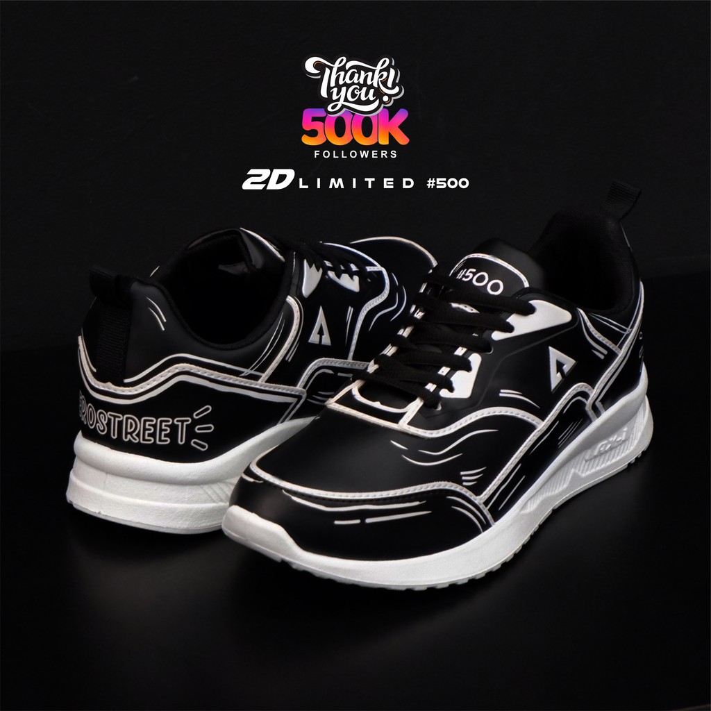 LIMITED EDITION Aerostreet 2D Tiger Black Series Size 39 #69