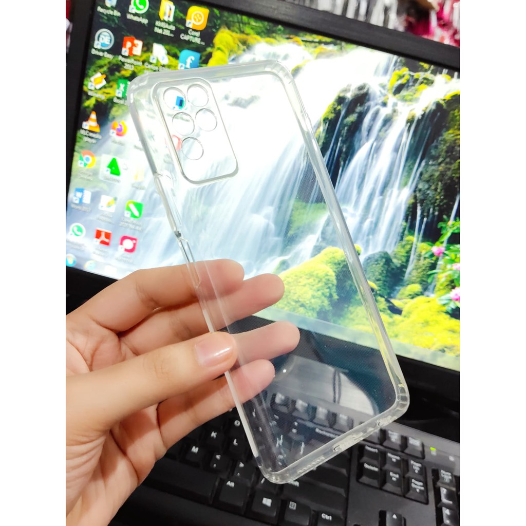 Soft Case Clear HD with Protector Camera Infinix Note10 Note10 Pro TPU Silicon Transparan