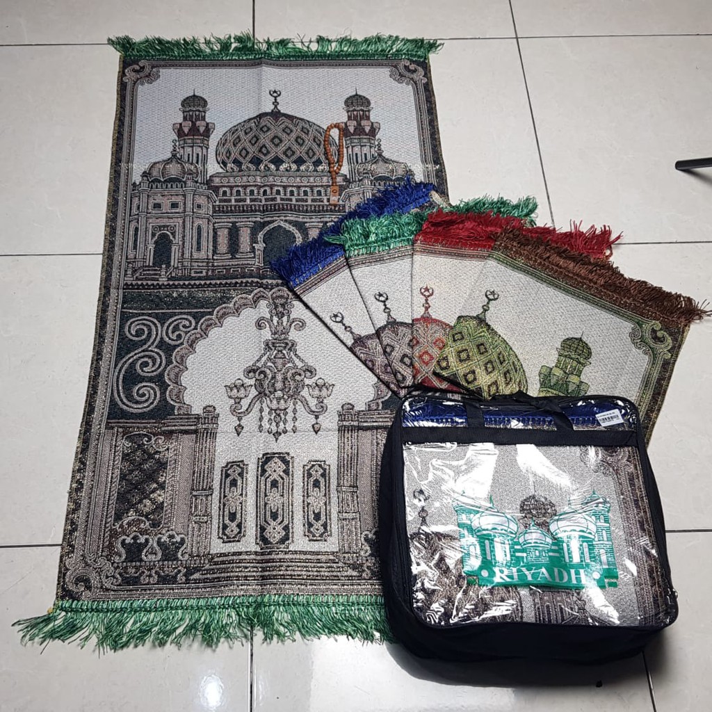 Sajadah Tenun Riyadh Murah Souvenir Haji Umroh / travel