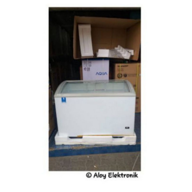 AQUA AQF 332SD CHEST FREZZER SLEDING DOOR  332-LITER