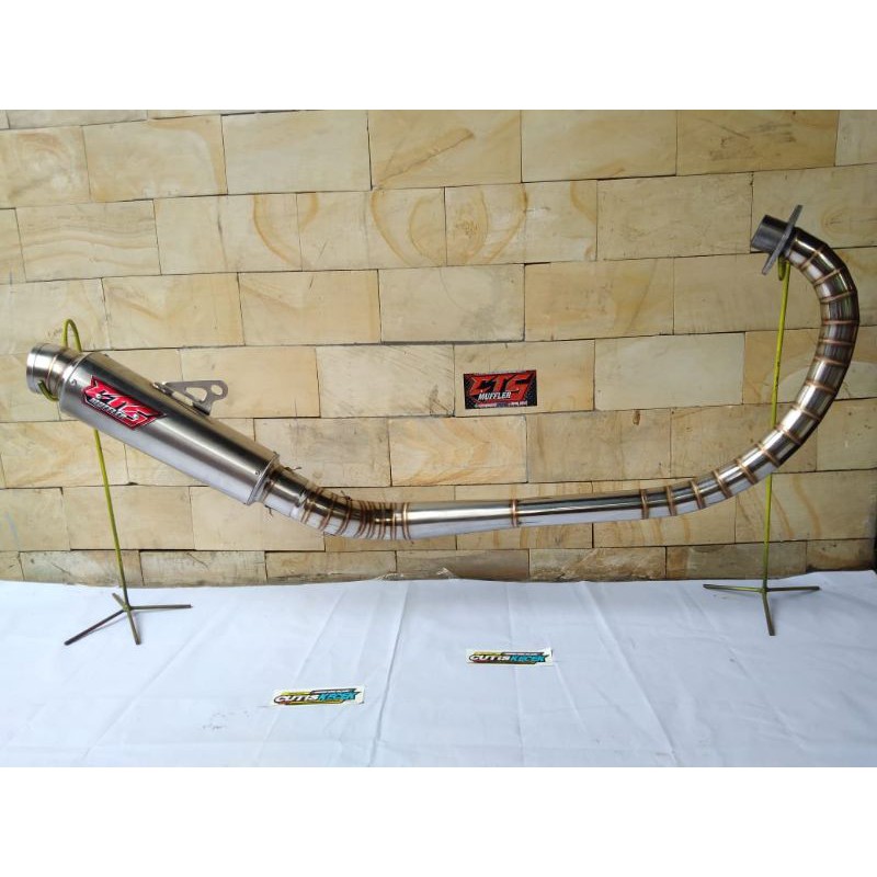 KNALPOT CTS MUFFLER  leher jawara herex cb,gl,mp dan tiger
