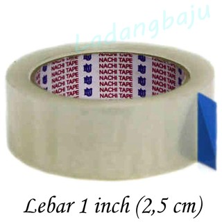 Lakban Bening Nachi 1 inch OPP Tape Plakban Naci Lakban Bening Nachi 1 inch OPP Tape Plakban Naci