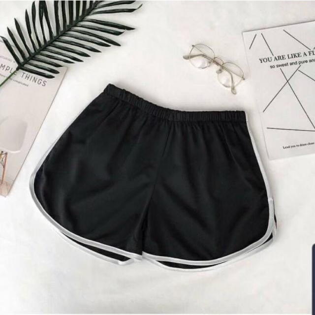 Celana Pendek Korea Wanita Santai Hotpants - Polos