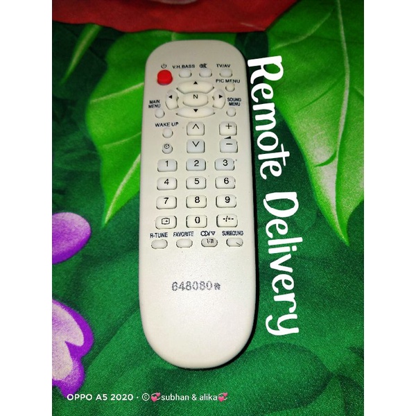 REMOTE TV PANASONIC TABUNG OVAL 648080