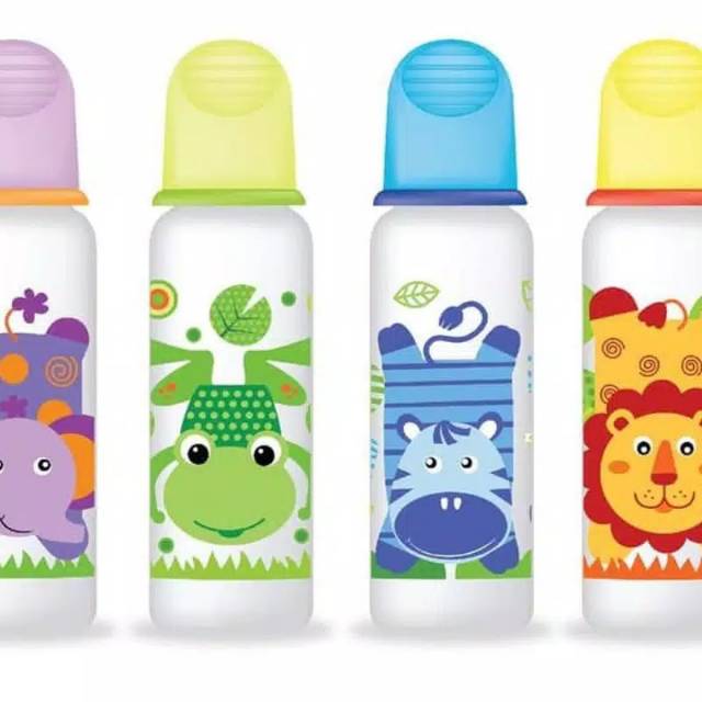 Baby safe botol susu BPA Free biasa dan dengan handle 125 ml dan  250 ml