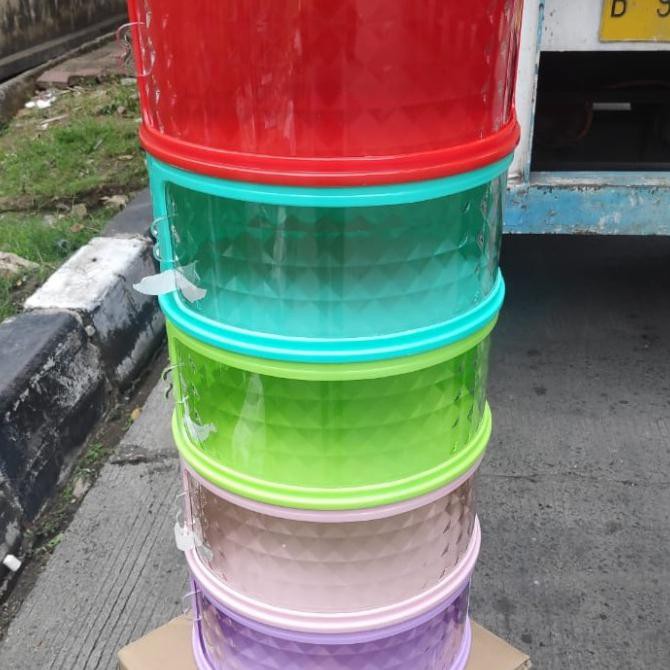 Tudung saji 5tingkat magnetic wadah tempat makan - 5SUSUN DIAMOND