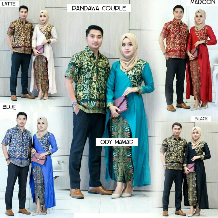 Hot Sale sarimbit batik/ batik couple/ batik seragam/sarimbit longcardi pandawaPremium
