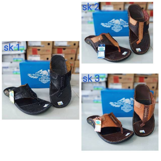 sandal japit harley davidson