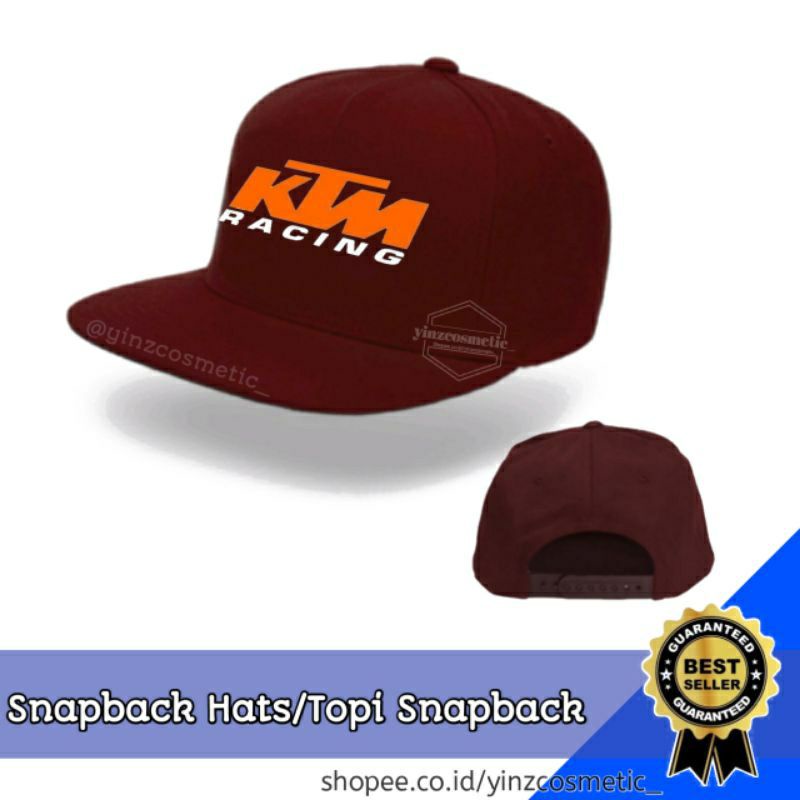 KTM Topi snapback KTM Termurah Snapback Ktm racing biker Topi pria Casual