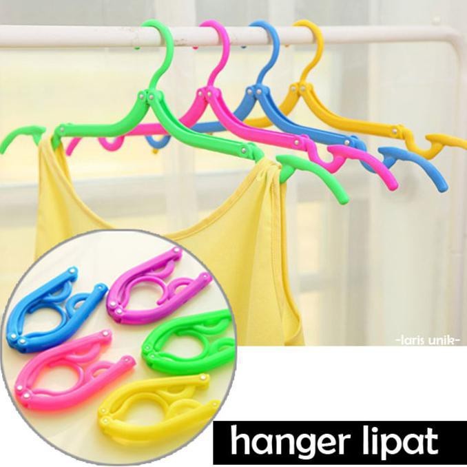 Jemuran Lipat / Jemuran Baju Lipat / Jemuran Baju Traveling / Hanger Lipat