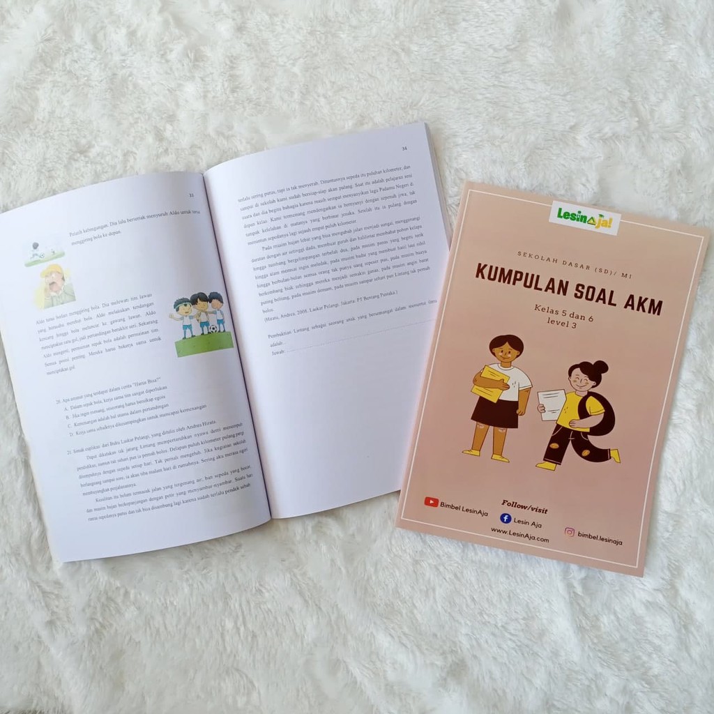 

Buku belajar AKM Untuk kelas 5 & 6 (Level 3)