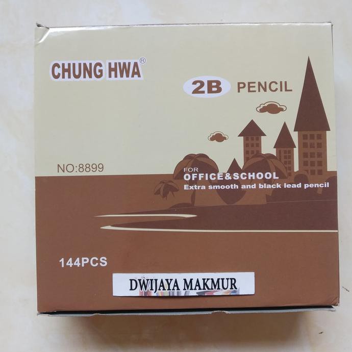 

Pensil Chunghwa 2B Dwija522 Dijamin Ori