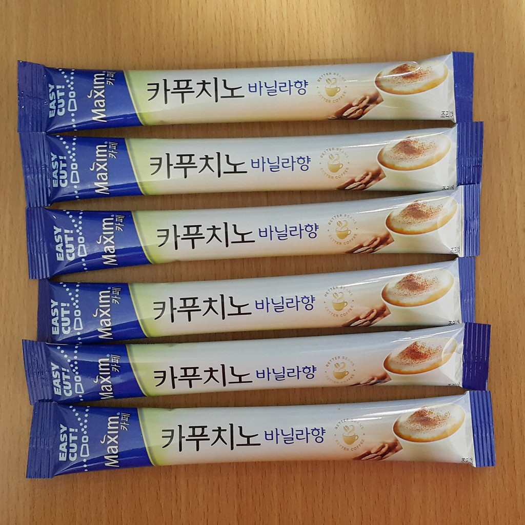 

Maxim Cappuccino Vanilla Coffee Sachet